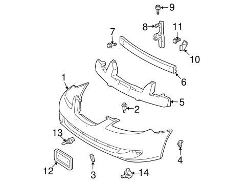 Solara BUMPER & COMPONENTS - FRONT