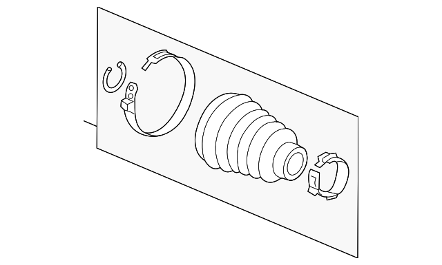 44018-T7J-H91 Деталь BOOT SET, OUTBOARD