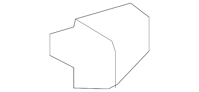13596119 ESCUTCHEON, LEFT
