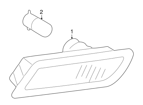 CLK320 SIDE MARKER LAMPS