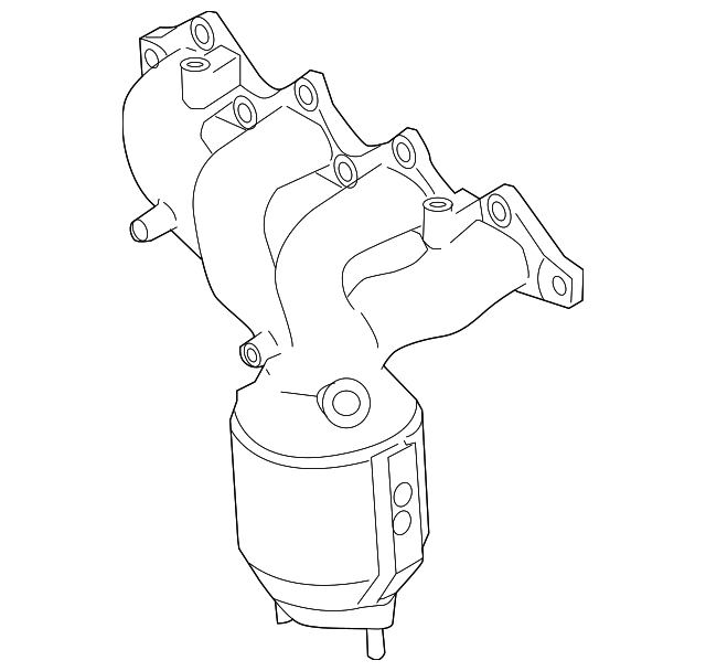 28510-2Y000 Деталь EXHAUST MANIFOLD