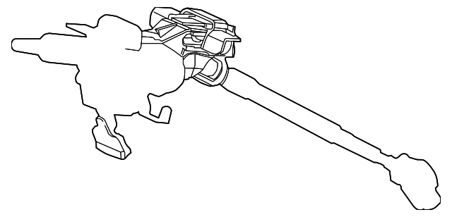 53200-TR0-A02 Деталь COLUMN ASSY., STEERING (LH)
