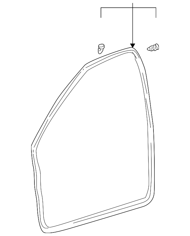 67861-47010 Деталь DOOR W'STRIP, RIGHT