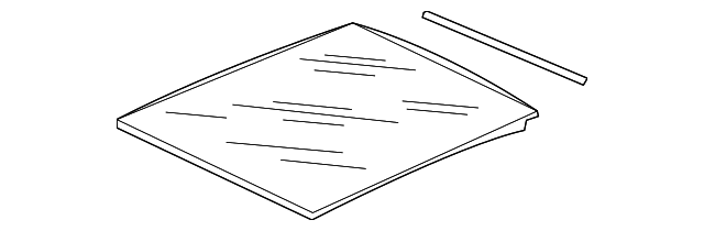 5G6-877-071-A SUNROOF GLASS