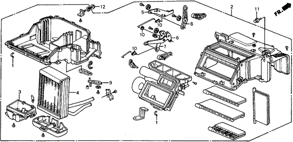 ELECTRICAL / EXHAUST / HEATER / FUEL/HEATER UNIT for 1988 Honda CIVIC 5-DOOR #1
