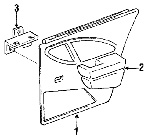 Cavalier REAR DOOR TRIM