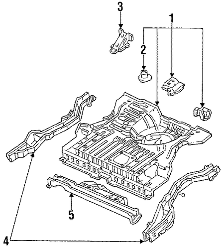 Aspire REAR FLOOR & RAILS