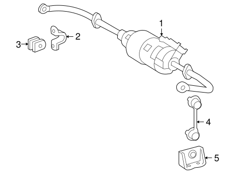RX450h STABILIZER BAR & COMPONENTS 2