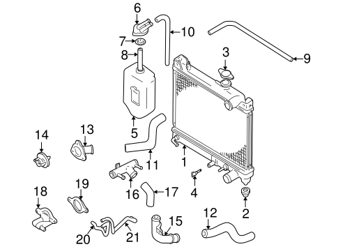 Tracker RADIATOR & COMPONENTS 2