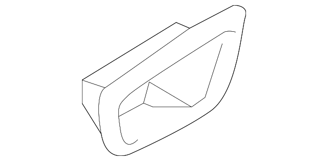 82611-1F010UB Деталь HANDLE BEZEL, LEFT