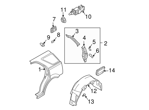 Sorento QUARTER PANEL & COMPONENTS