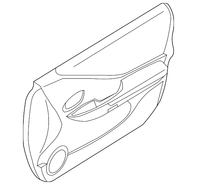 80900-ZN51A Деталь DOOR TRIM PANEL, RIGHT