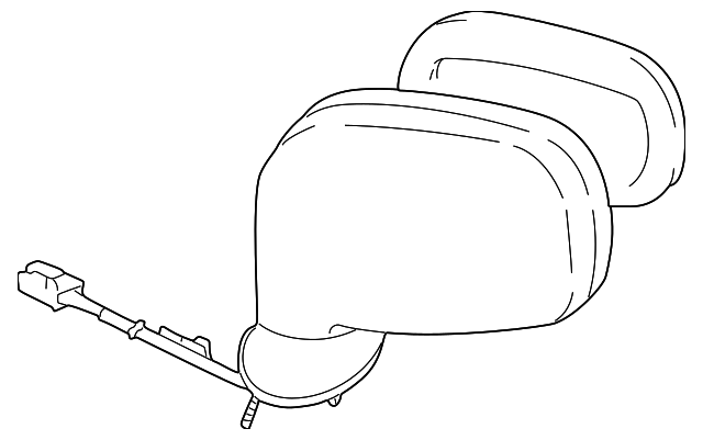 87910-17330-A0 Деталь MIRROR ASSY, RIGHT