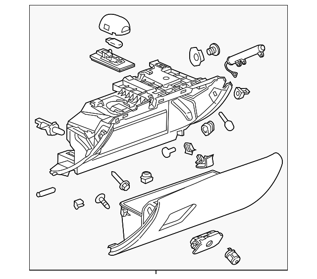 23260013 Деталь GLOVE BOX ASSY