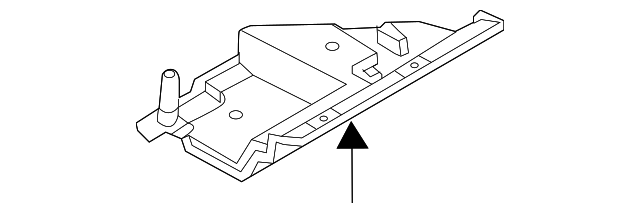 DB5Z-78046A24-AA LOWER INSULATOR, RIGHT