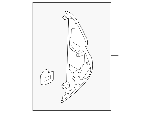 BB5Z-7804480-AA SIDE PANEL, RIGHT