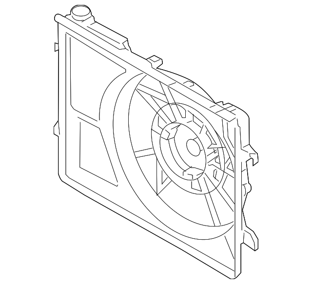 25350-1M000 FAN SHROUD