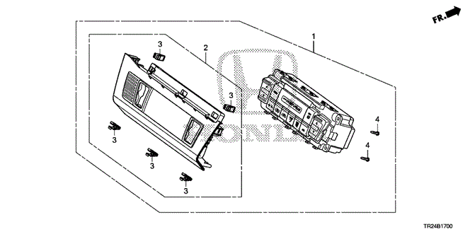ELECTRICAL / EXHAUST / HEATER / FUEL/AUTO AIR CONDITIONER CONTROL (1) for 2012 Honda CIVIC HYBRID #1