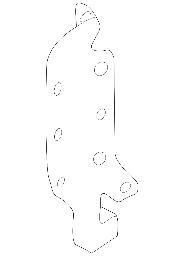 28038-3Y100 Деталь AM/FM CD CASS MOUNT BRACKET, RIGHT