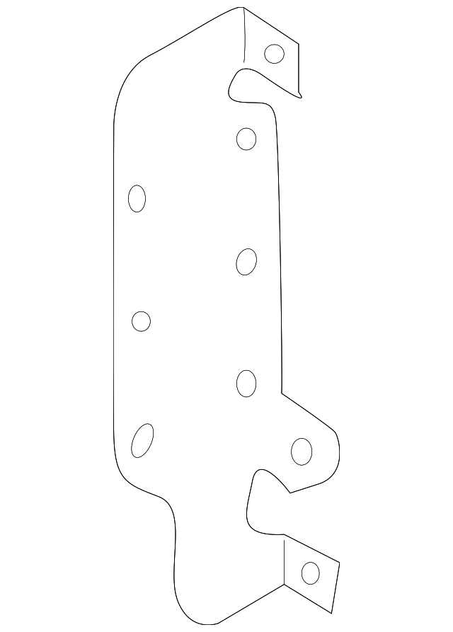 28039-3Y100 Деталь AM/FM CD CASS MOUNT BRACKET, LEFT