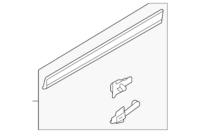 4L0-853-960-B41 Деталь LOWER MOLDING, RIGHT