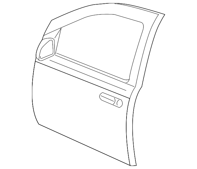 55364648AB Деталь DOOR SHELL, RIGHT