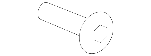MF453109 Деталь DOOR TRIM PANEL SCREW, LEFT