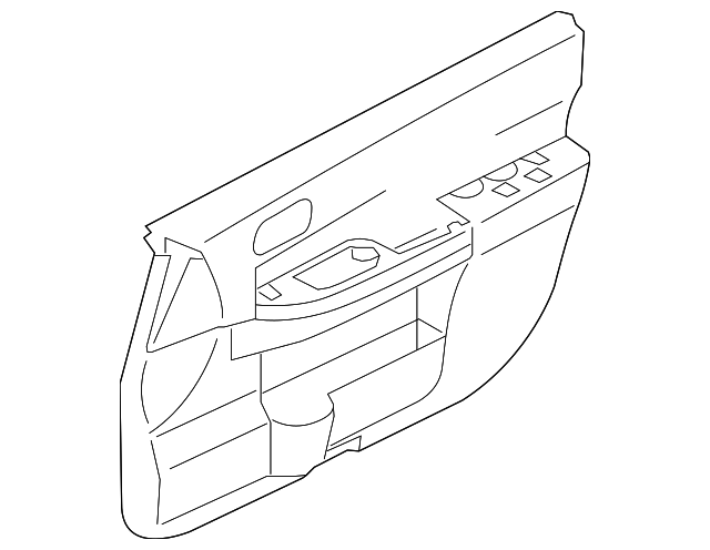 7221A792XD Деталь DOOR TRIM PANEL, RIGHT