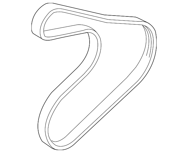 25212-2B030 Деталь SERPENTINE BELT