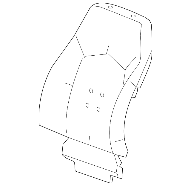 20810966 Деталь SEAT BACK PAD