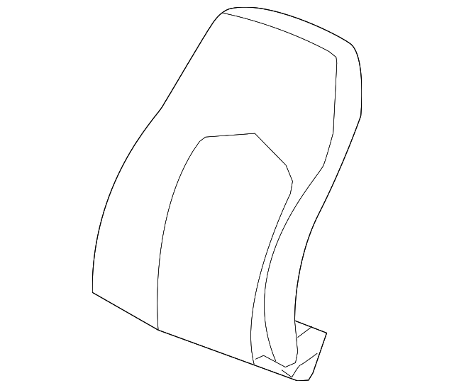 22737805 Деталь SEAT BACK COVER