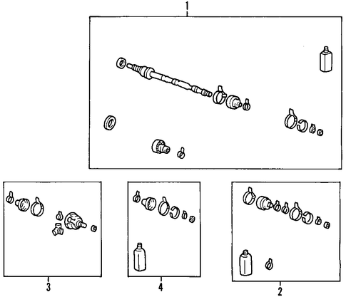 Tiburon AXLE SHAFTS & JOINTS