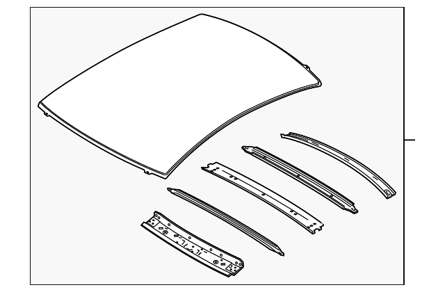 G31004GAMB Деталь ROOF ASSY