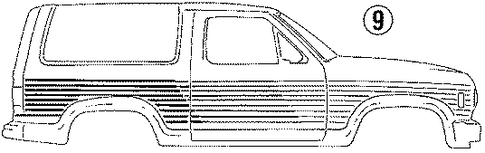 Bronco II STRIPE TAPE 3