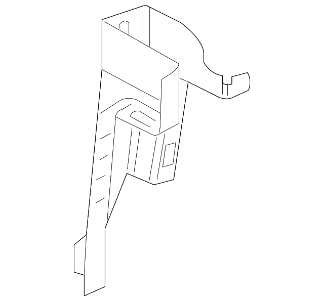 55113189AA Деталь RADIATOR SUPPORT BRACKET, LEFT
