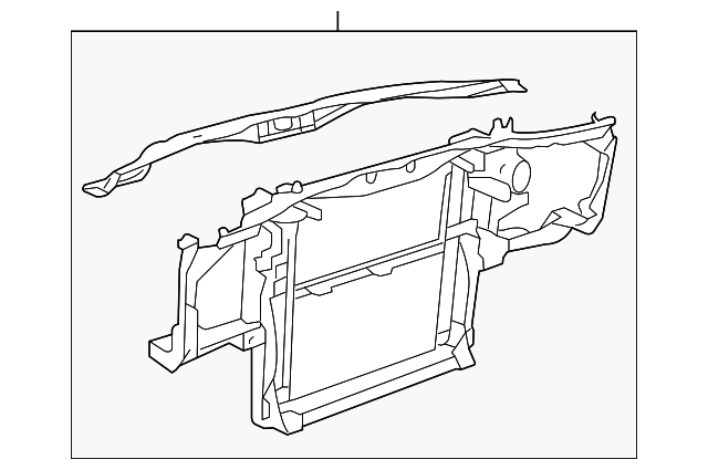 68024918AC Деталь RADIATOR SUPPORT