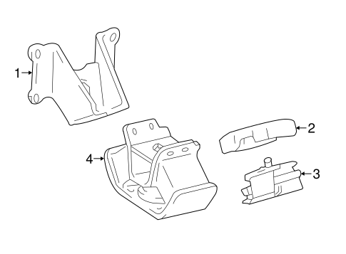 Tacoma ENGINE & TRANS MOUNTING