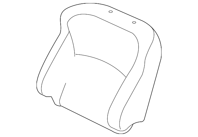 6901C838YA Деталь SEAT BACK COVER, RIGHT