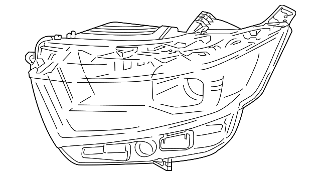 FT4Z-13008-P Деталь COMPOSITE HEADLAMP