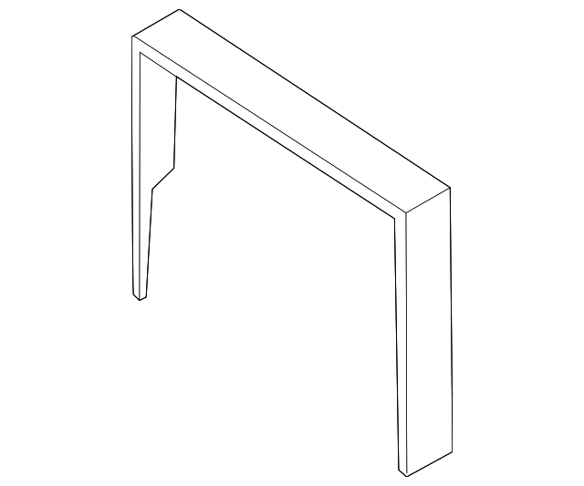 97201-B8100 EVAPORATOR CORE INSULATOR