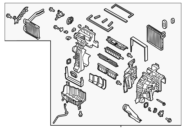 97205-B8100 AC & HEATER ASSY