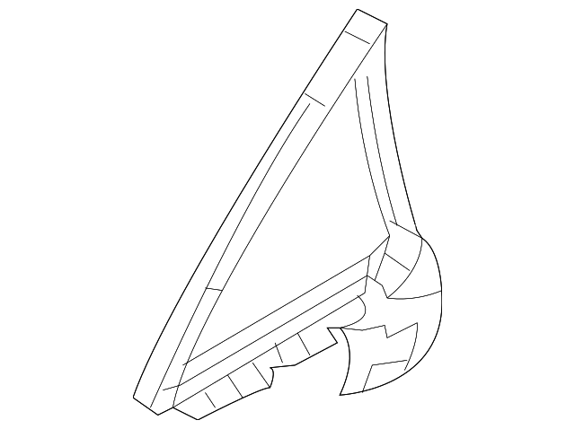 BBN9-72-651D Деталь WEATHERSTRIP, RIGHT