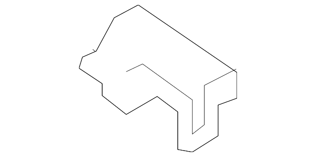 893A3-4BA0A Деталь TRIM COVER, RIGHT