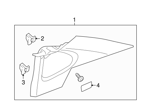 LaCrosse INTERIOR TRIM - QUARTER PANELS