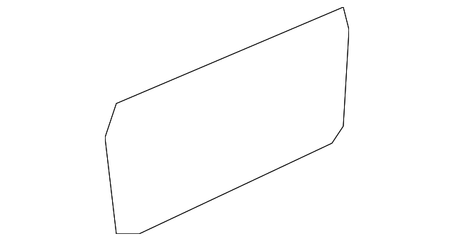 10350579 Деталь UPPER QTR TRIM HOLE COVER, LEFT