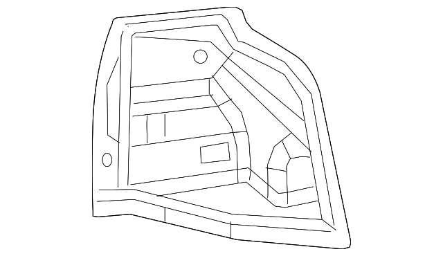 68096050AA Деталь TAIL LAMP POCKET, RIGHT