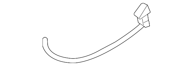 98630-1F001 Деталь WASHER NOZZLE, LEFT