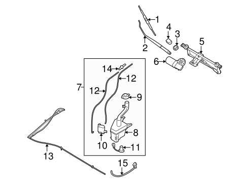 Sportage WIPER & WASHER COMPONENTS