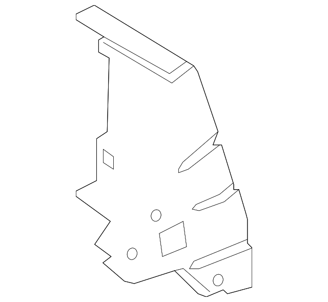 68103412AB FENDER MTG BKT, RIGHT