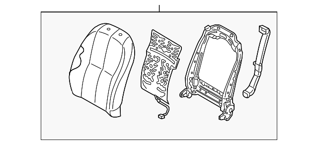 88400-A9080DLE Деталь SEAT BACK ASSY